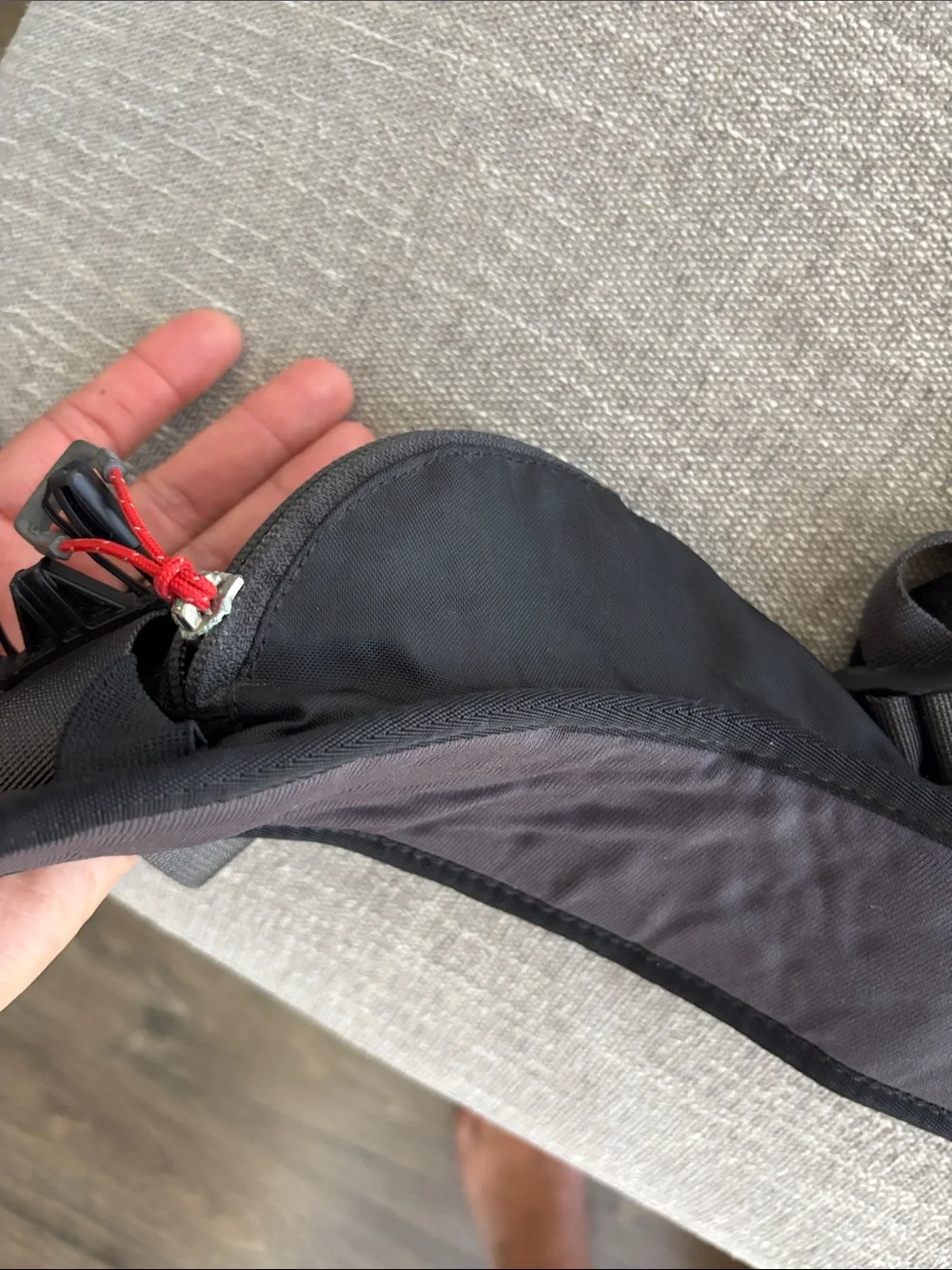The North Face Black Backpack with Red Accents - Men's Hiking Pack
